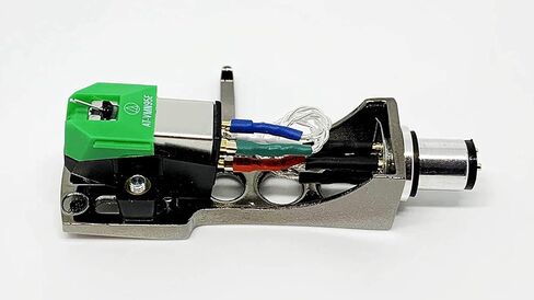 غطاء رأس مطلي بالتيتانيوم، مثبت مع خرطوشة وقلم، إبرة لـ Technics SL D1، SL D1K، SL D2، SL D202، SL D205، SL D2K، SL D3، SL D303، SL D33، SL D3K، SL D5 in Kuwait