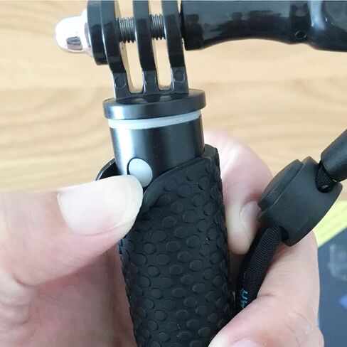 عصا سيلفي قصيرة 19 بوصة بمقبض مدمج وقابل للتعديل ومقاوم للماء ومتوافق مع GoPro Hero 13 12 11 10 9 8 7 6 5 AKASO DJI Osmo Action Camera (حجم صغير) in Kuwait