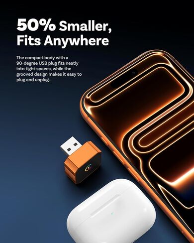 2026 محول Aimoon Mini Wireless CarPlay ترقية سلكي إلى لاسلكي لـ CarPlay وAndroid، التوصيل والتشغيل التلقائي السريع، إعادة الاتصال التلقائي والتحكم المستقر بدون تأخير تشغيل السيارة لهاتف iPhone iOS 10+ Android 11+ in Kuwait