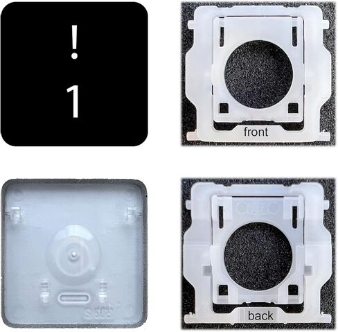 MacBook Pro 16" Keycap Replacement Kit (2021–2024, M1–M4)–Fix Broken Keys, OEM Fit Keycaps with Scissor Hinge & Clip for A2780 A2991 A3186 A3403 A2485 (Y) in Kuwait