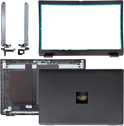 017XCF 17XCF غطاء خلفي LCD بديل مع إطار ومفصلات لجهاز Dell Latitude 15 3520، الكمبيوتر المحمول E3520، غطاء علوي أسود in Kuwait
