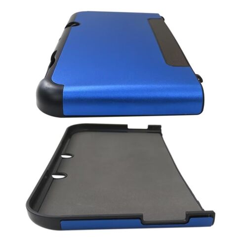 غطاء حماية من الألومنيوم الأزرق + البلاستيك غطاء حماية صلب لهاتف نينتندو نيو 3DS XL LL (موديل 2015) فقط in Saudi Arabia