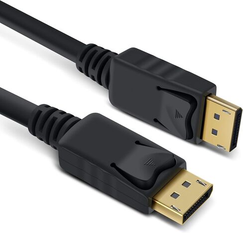 OMNIHIL 10FT DisplayPort to DisplayPort Gold Plated Cable Compatible with Deco Gear 35" Curved Ultrawide Monitor-DGVIEW101 in Saudi Arabia