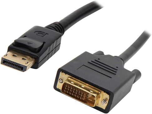 DP-DVI-15 كابل منفذ عرض 15 قدم ذكر إلى كابل DVI-D ذكر 28 AWG in Saudi Arabia