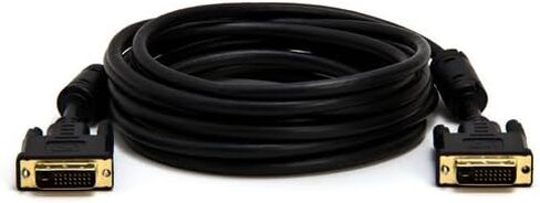 الدرجة الممتازة 15 قدمًا DVI-D DUal Link ذكر/ذكر السلسلة الذهبية - 9.9 جيجابت في الثانية 1080 بكسل in Kuwait