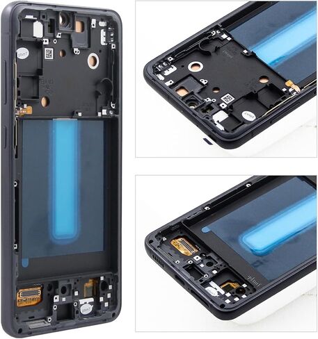شاشة OLED لهاتف Samsung Galaxy S21 FE 5G بديلة لشاشة Galaxy S21 FE SM-G990B SM-G990B/DS مجموعة رقمية لشاشة تعمل باللمس مع مجموعة أدوات (إطار أسود) in Kuwait