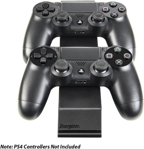 PDP Gaming Energizer Dual Wireless Controller Charging System, Rechargeable Battery Packs: Black, PS5/PS4 in Saudi Arabia