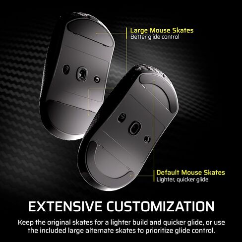 Corsair Sabre v2 PRO Wireless CF FPS Gaming Mouse – 33,000 DPI Marksman S Sensor, 8,000Hz Hyper-Polling, Carbon Fiber Unibody, Lightweight, Up to 120hr Battery – Black in Saudi Arabia
