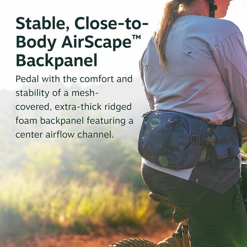 Osprey Seral Biking Waist Pack with Hydraulics Reservoir for Men & Women, Hydration Belt with Water Bladder in Saudi Arabia