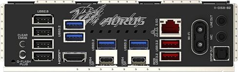 GIGABYTE X870M AORUS Elite WIFI7 Motherboard - Supports AMD Ryzen 9000 CPUs, Digital 14+2+2 Phase VRM, up to 8200MHz DDR5 (OC), 1 x PCIe 5.0 + 1 x PCIe 4.0, Wi-Fi 7, 2.5 GbE LAN, USB 4 in Saudi Arabia