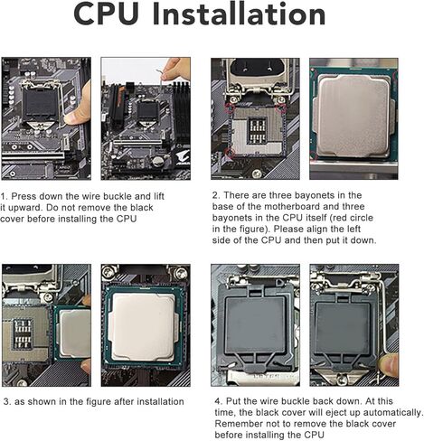 Ciciglow H110 Micro ATX Motherboard, DDR4 SO DIMM, PCIe 3.0, SATA3.0, M.2 HDMI VGA USB3.0/2.0, Supports i5 6500 i7 6700 CPU in Saudi Arabia