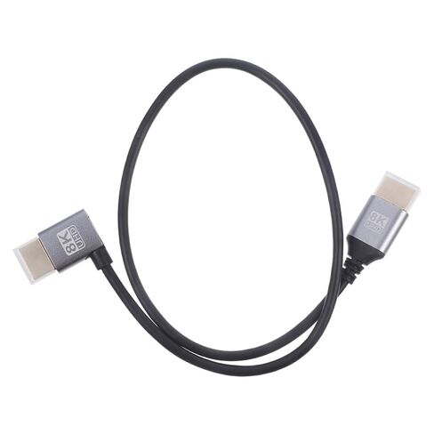 DOITOOL 8k Male to Male Video Cord 1m High-Speed Digital Video Cable with Left-Angle Connector for Monitor and Computer Accessories in Saudi Arabia