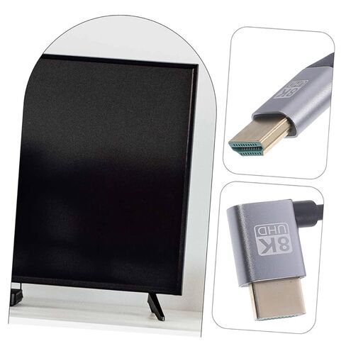 DOITOOL 8k Male to Male Video Cord 1m High-Speed Digital Video Cable with Left-Angle Connector for Monitor and Computer Accessories in Saudi Arabia