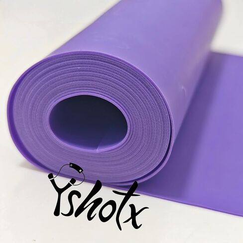 Yshotx Mystic Might-A26 Slingshot Band Roll - لاتكس أرجواني عالي الارتداد، مادة مقطوعة إلى الطول مع مستدق محسن للسرعة والدقة (السُمك: 0.55 مم) in Saudi Arabia