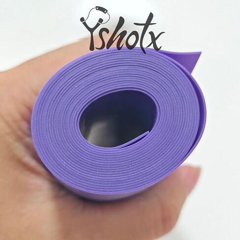 Yshotx Mystic Might-A26 Slingshot Band Roll - لاتكس أرجواني عالي الارتداد، مادة مقطوعة إلى الطول مع مستدق محسن للسرعة والدقة (السُمك: 0.55 مم) in Saudi Arabia