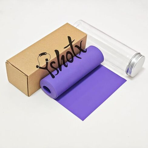 Yshotx Mystic Might-A26 Slingshot Band Roll - لاتكس أرجواني عالي الارتداد، مادة مقطوعة إلى الطول مع مستدق محسن للسرعة والدقة (السُمك: 0.55 مم) in Saudi Arabia