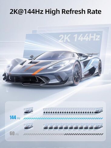 llano HDMI Splitter Extended Display for Dual Monitors,USB-C to Dual HDMI Adapter with 2 Port 4K@60Hz 2K@144Hz@120Hz Simultaneous Output & PD 100W, MST HDMI SplitExtend for MacBook Windows Laptop in Saudi Arabia