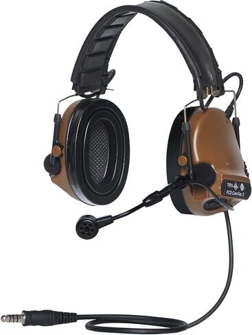 FMATAL GEAR x FCS NRR 26dB Comta 3 سماعة رأس تكتيكية، أغطية أذن رقمية لتقليل الضوضاء لحماية السمع، الاتصالات (CB) in Kuwait