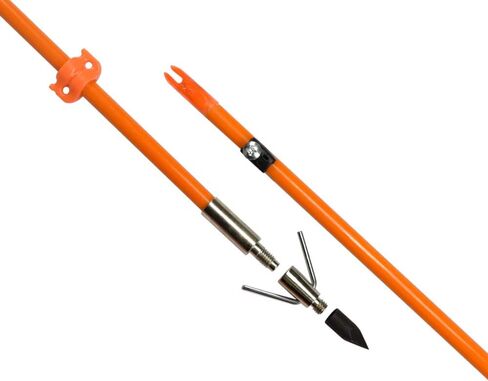 NIKA ARCHERY Bowfishing Arrows 32" Fish Hunting Solid Fiberglass Shaft for All Bows in Saudi Arabia