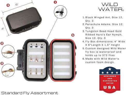 Wild Water Fly Fishing 5wt 9ft 7-piece Standard Fly Fishing Kit in Saudi Arabia