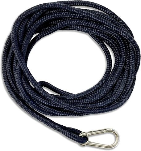 Tigress Safety Strap : 14' Nylon Safety Tether with 316 Stainless Steel Carabiner to be Used with XD Poseidon Dredge Boom or Big Game trolling Rod in Saudi Arabia