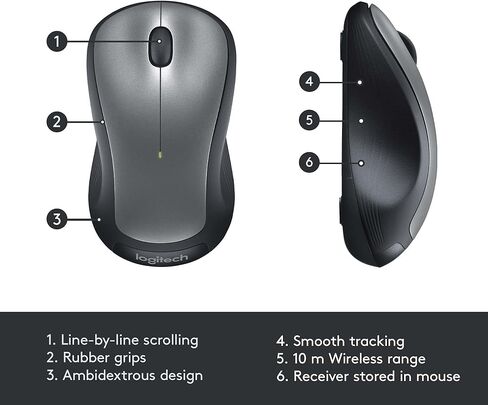 Logitech M310 Wireless Mouse (Silver) in Saudi Arabia