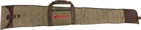 Banded Benelli Lodge 53" Shotgun Waterfowl Gun Case – Olive Waxed Cotton, 600D Lining, Water-Resistant Zippers Compatible with Benelli and other Hunting Shotguns in Saudi Arabia