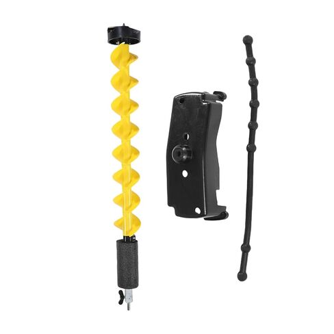 Nylon Cordless Ice Auger, Electric Drill Bit for Ice Fishing with Adapter 5in Diameter 41.3in Length Lightweight Impact Proof Alloy Steel Blades Cutters in Saudi Arabia