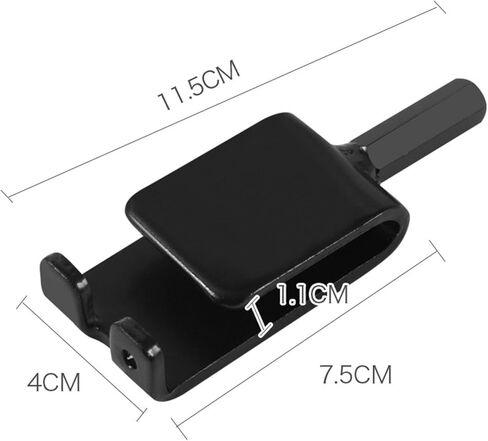 Ice Anchor Drill Adapter for Setting Up Ice Fishing Shelter, Iron Auger Attachment for Ice Nails and Tent Pegs in Saudi Arabia