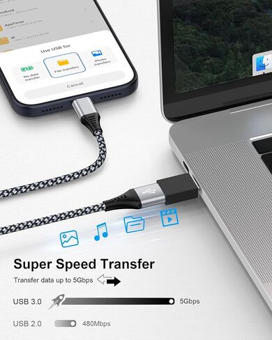 USB C to USB Adapter 4Pack, 5Gbps Type C Male to USB-A Female Dongle Adaptor 60W Fast Charging & OTG Data Sync Converter for iPhone 17e 17 Pro Max 16 15 Galaxy S26 A57 A37 Pixel 10a iPad Mac Pro/Air in Saudi Arabia
