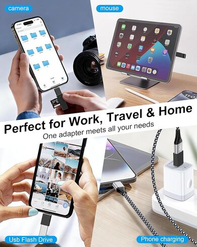 USB C to USB Adapter 4Pack, 5Gbps Type C Male to USB-A Female Dongle Adaptor 60W Fast Charging & OTG Data Sync Converter for iPhone 17e 17 Pro Max 16 15 Galaxy S26 A57 A37 Pixel 10a iPad Mac Pro/Air in Saudi Arabia