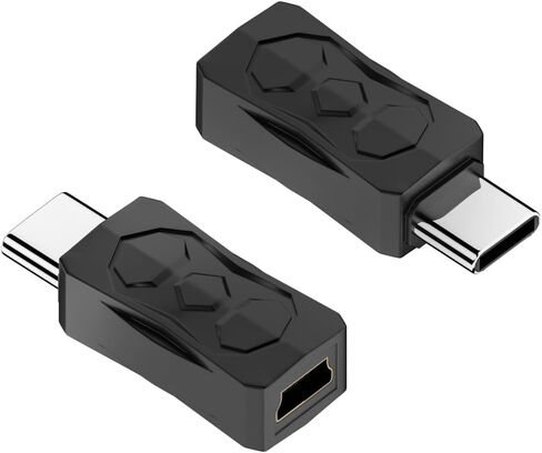 محول Micro USB إلى Mini USB مكون من قطعتين، محول Micro USB ذكر إلى Mini USB أنثى، لمشغلات MP3 MP4 الأقدم، والكاميرات الرقمية، وDashcams، ونظام تحديد المواقع العالمي، ومحركات الأقراص الصلبة المحمولة، إلخ in Kuwait