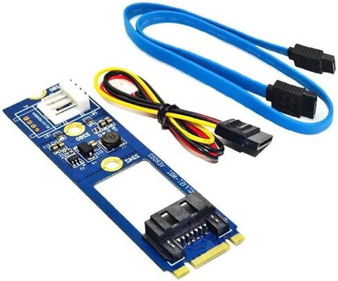 7Pin SATA3.0 Adapter Converter Board Card for 2242 2260 2280 Storage Horizontal Frame Storage Expansion Adapter in Saudi Arabia