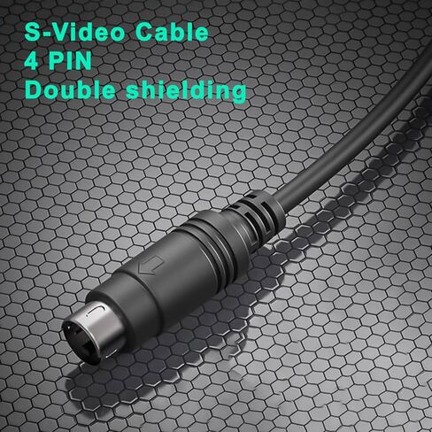Y.D.F AV + S-Video Cable for N64, AV +S Video Composite Cord Compatible with N64 /SNES/NGC/SFC 6 Feet (Plug and Play) in Saudi Arabia