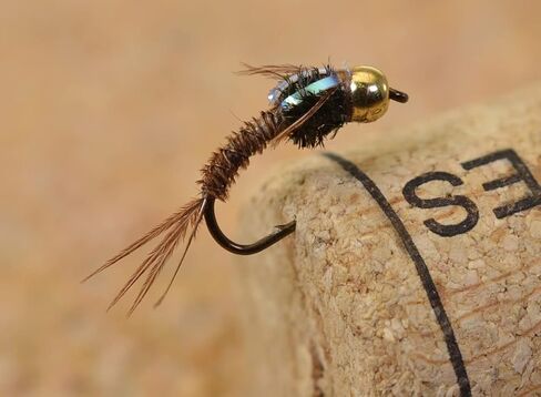 Bead Head Quasimodo Pheasant Tail Mayfly Nymph Flies Tied on Mustad Signature Fly Hooks - 12 Flies in Saudi Arabia