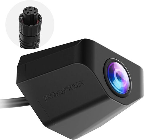 كاميرا خلفية WOLFBOX 21.3ft أصلية 2.5K، كاميرا سيارة IP67 مقاومة للماء HDR (6 دبابيس) لإصدارات مقصورة G900 PRO وG900 Tripro in Saudi Arabia