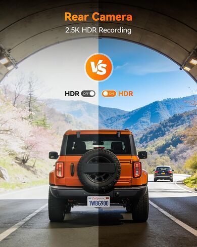 كاميرا خلفية WOLFBOX 21.3ft أصلية 2.5K، كاميرا سيارة IP67 مقاومة للماء HDR (6 دبابيس) لإصدارات مقصورة G900 PRO وG900 Tripro in Saudi Arabia