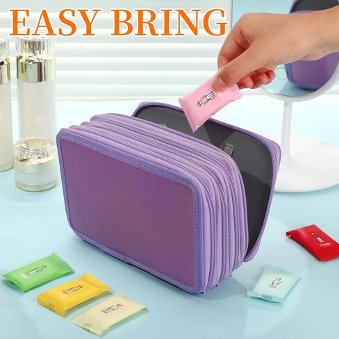 Disposable Compressed Towels, 42Pcs Portable Compressed Towel Tablets Thicker Super Absorbent Wash Cloths Face Towel for Travel Outdoor Camping Hiking Daily Use in Saudi Arabia