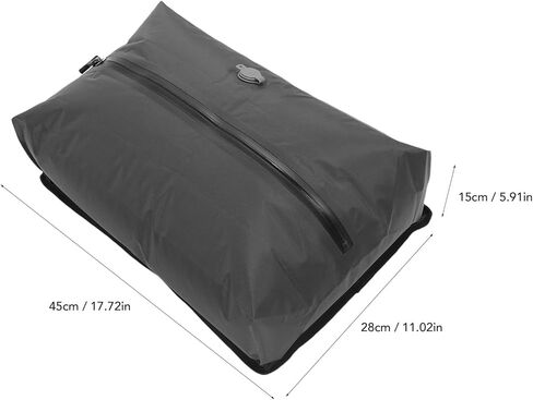 Travel Vacuum Bag, 16L Reusable Proof TPU Vacuum Compression Bag with Easy to Use Sealing Valve, for Suitcase Backpack Camping Cruising Home Storage (Grey) in Saudi Arabia