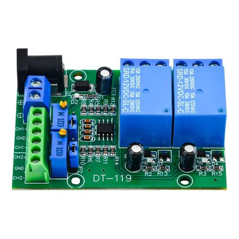 DC 12/24V LM393 Comparator 2/4Channel Voltage Comparator Module Relay Switch (4 Channel) in Saudi Arabia