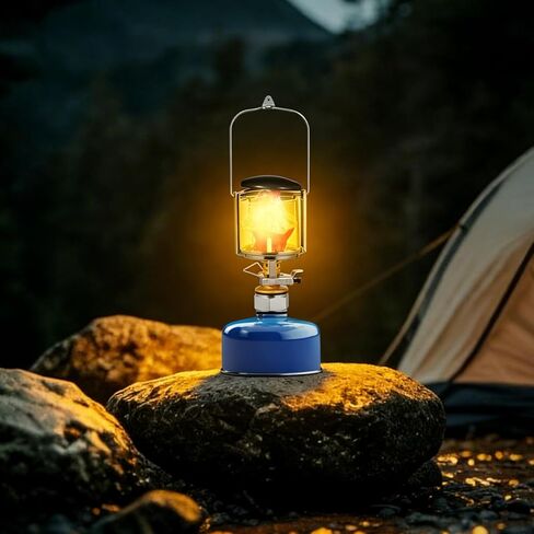 Propane Gas Lamp Mapp Gas Lantern Portable Fuel Lantern with Cover for Camping Tent Lighting Outdoor Hiking Emergency Use in Saudi Arabia