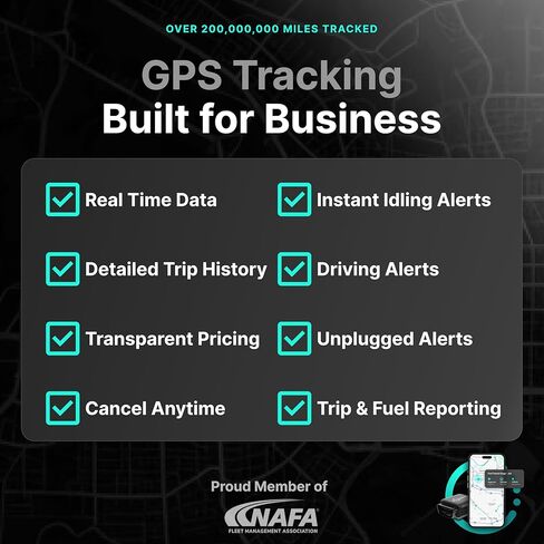 GPS Tracker for Vehicles, All Aware Instant Location, Live Driving Alerts, Trip and Fuel Reports for Fleets, Low Monthly Subscription, Cancel Anytime, Android and Apple iOS iPhone Compatible - 2 Pack in Saudi Arabia