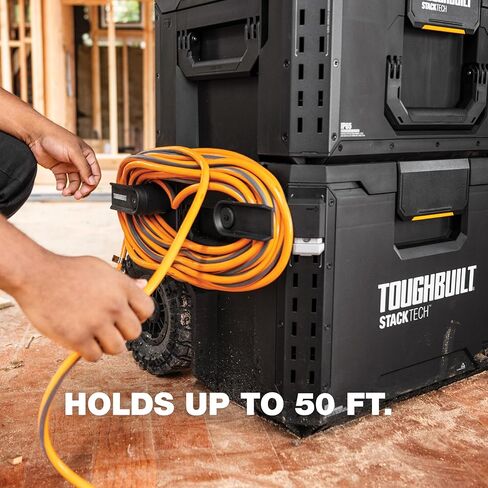 ToughBuilt – StackTech Cord Wrap, Front & Side Mount Cord Organizer with Rotating Arms & Quick-Release for StackTech Toolboxes (TB-B1-A-31) in Saudi Arabia