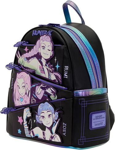 Loungefly KPop Demon Hunters HUNTR/X Mini Backpack with Photo Card Charm in Saudi Arabia