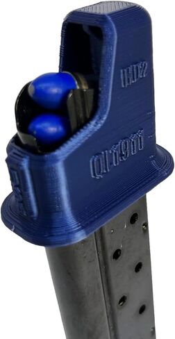 1911 Magazine Speed Loader Designed to fit 45 ACP and 9mm Single-Stack Magazines, Quickie Loader (Steelblue) in Saudi Arabia