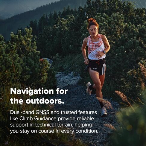 SUUNTO Race 2 GPS Sports Watch, 1.5" AMOLED Touchscreen w/Crown, Titanium Black & SUUNTO 22 ATH8 Silicone Strap Orange S+M in Saudi Arabia