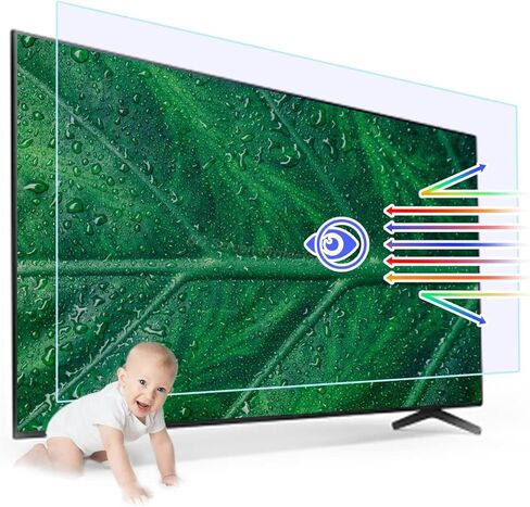 Multi-Function Anti Blue Light Anti Glare Film for 65 inch TV Screen,Anti Glare Screen Film Reduces reflections TV Glare Stopper 65 Inch in Saudi Arabia