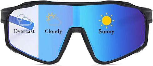 Photochromic Sports Sunglasses for Men Women Cycling UV Protection in Saudi Arabia