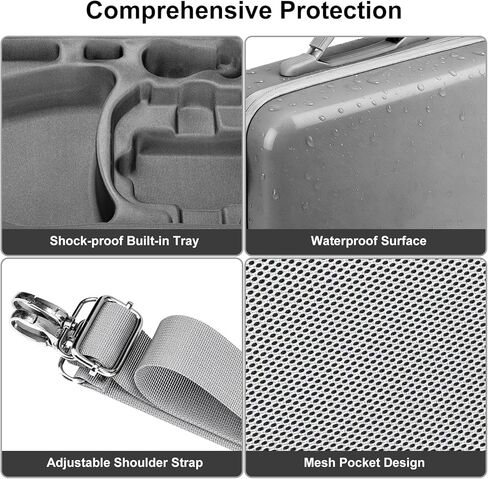 Carrying Case for DJI Neo 2 Accessories, Hard Shell Travel Storage Bag Compatible with DJI Goggles N3, RC Motion 3, Batteries & Charger Hub – Shoulder Protection Box in Saudi Arabia