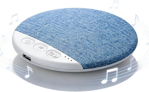 2026 New Bluetooth Pillow Speaker for Sleeping, Ultra-Thin 1.1cm Under Pillow Speaker with White Noise Timer & Bluetooth 5.4, Wireless Sleep Aid with Stereo Bass, Comfortable for Adult Side Sleepers in Saudi Arabia